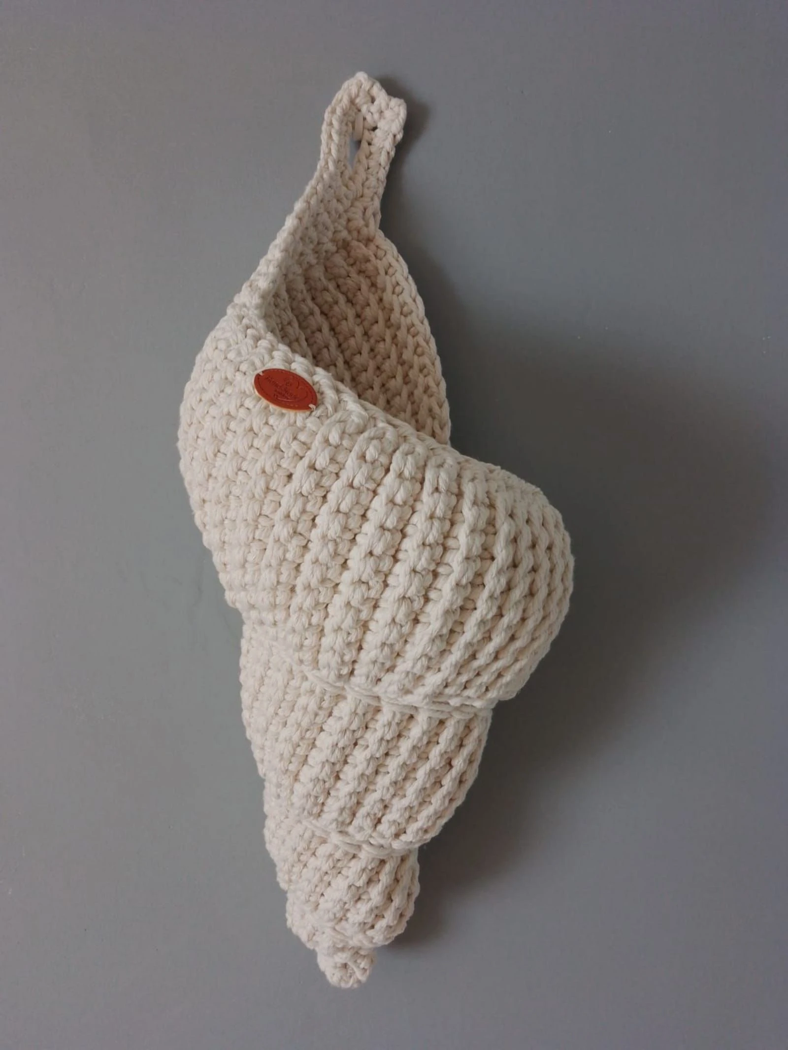 Suspension panier forme coquillage - Déco bohème